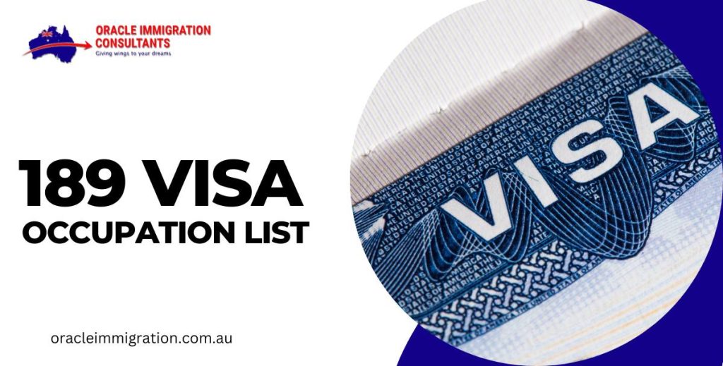 189 Visa Occupation List 2023