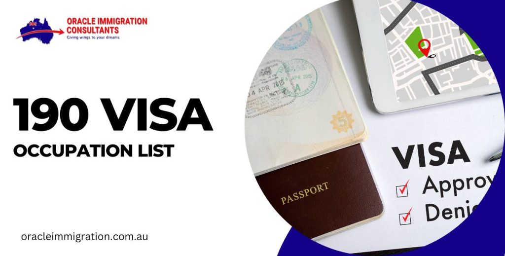 190 Visa Occupation List